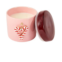 Anko Christmas Candy Cane Heart Charm Candle