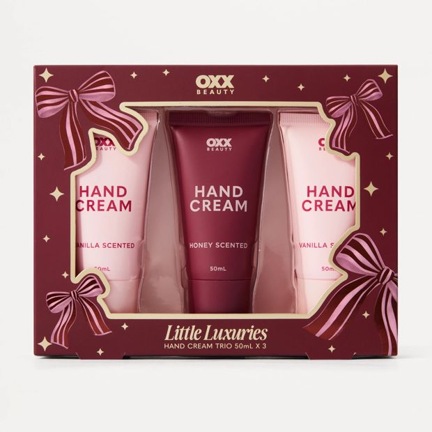 OXX Beauty Little Luxuries Hand Cream Trio - Honey and Vanilla Scented