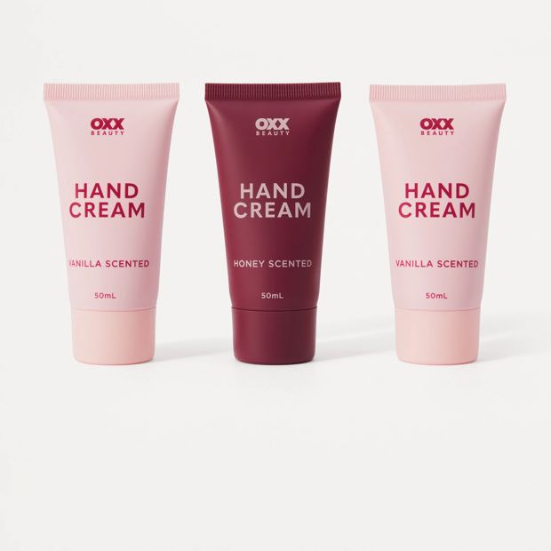 OXX Beauty Little Luxuries Hand Cream Trio - Honey and Vanilla Scented