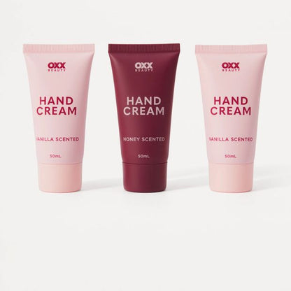 OXX Beauty Little Luxuries Hand Cream Trio - Honey and Vanilla Scented