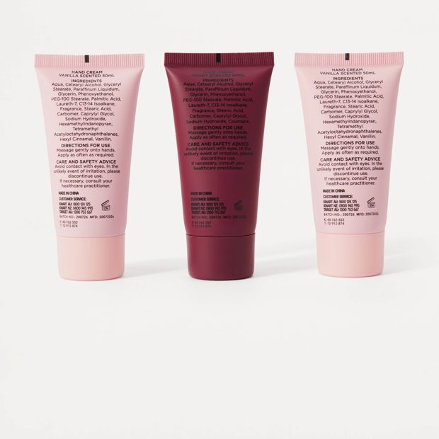 OXX Beauty Little Luxuries Hand Cream Trio - Honey and Vanilla Scented