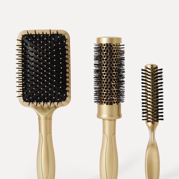 OXX Beauty 3 Piece Hair Goals Hair Brush Set