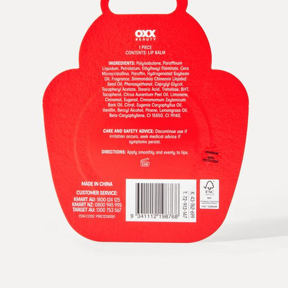 OXX Beauty Lip Balm - Gingerbread Scented
