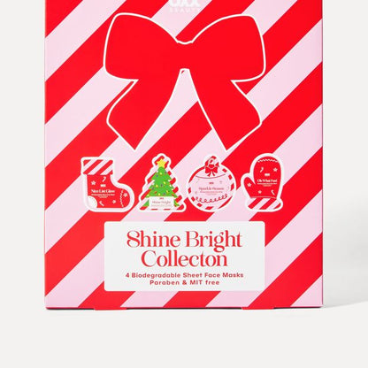 OXX Beauty 4 Pack Shine Bright Collection Sheet Face Masks