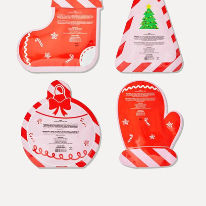 OXX Beauty 4 Pack Shine Bright Collection Sheet Face Masks