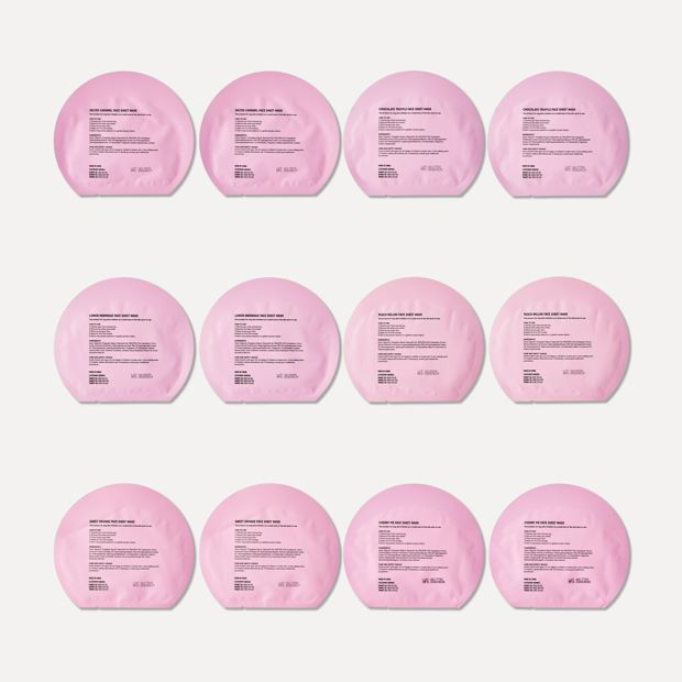 OXX Beauty 12 Piece Girls Just Want to Glow Sheet Masks Mixed Box Set
