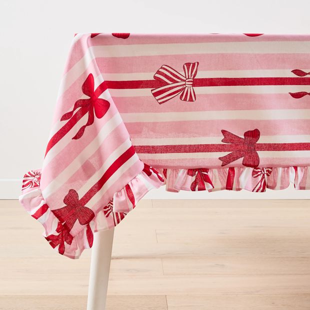 Anko Extra Large Bow Stripe Tablecloth