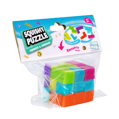 Trend Hub Sensory Series: Squishy Puzzle Cube - Assorted