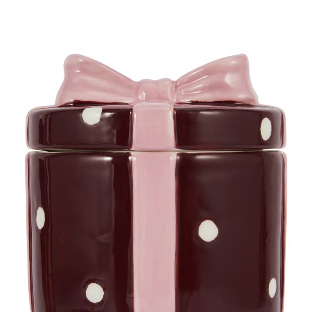 Anko Christmas Present Ceramic Candle