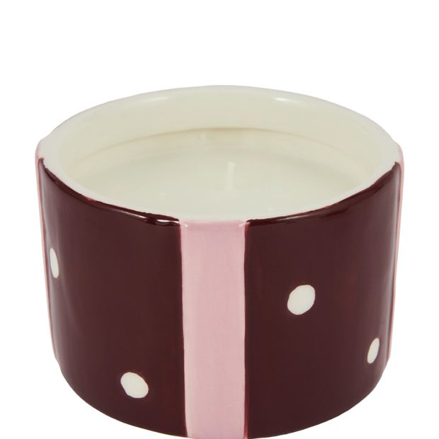 Anko Christmas Present Ceramic Candle
