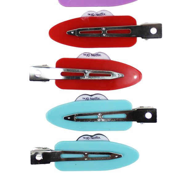 6 Pack KPop Demon Hunters Creaseless Hair Clips