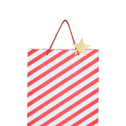 Anko Stripe Gift Bag - Large