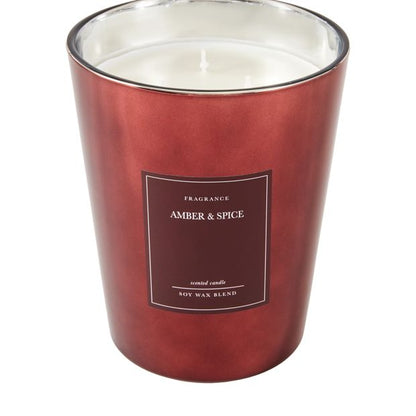 Anko Christmas XL Fig Metallic Glass Candle