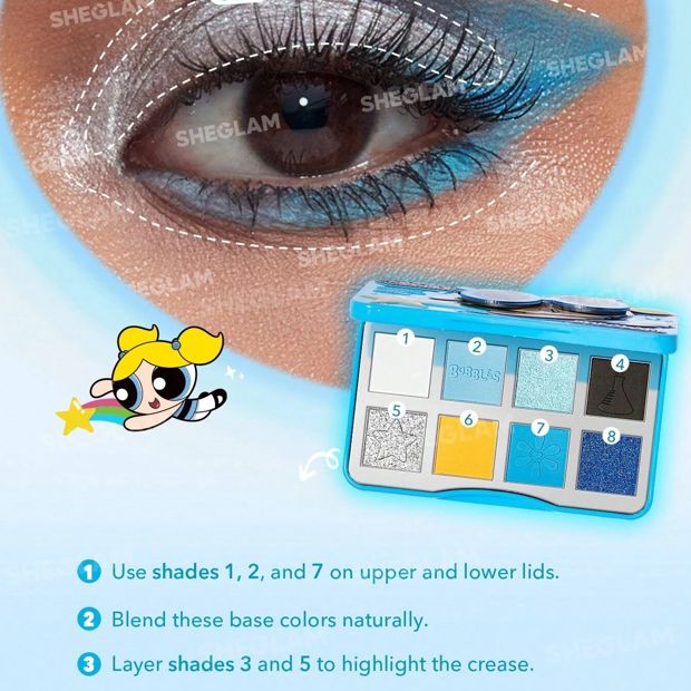 The Powerpuff Girls X SHEGLAM The Professor's Girls Palette – Joy & Laughter