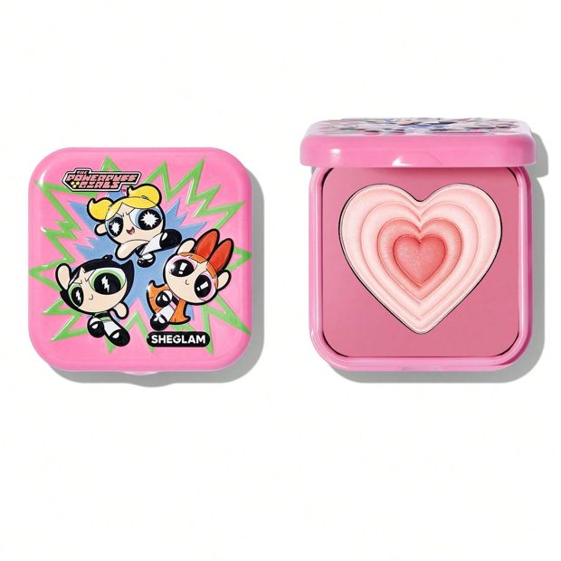 The Powerpuff Girls x SHEGLAM Tough Love Shimmer Blush - Utonium