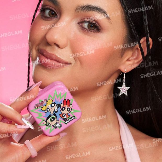 The Powerpuff Girls x SHEGLAM Tough Love Shimmer Blush - Utonium