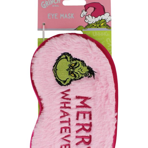 The Grinch Slogan Eye Mask