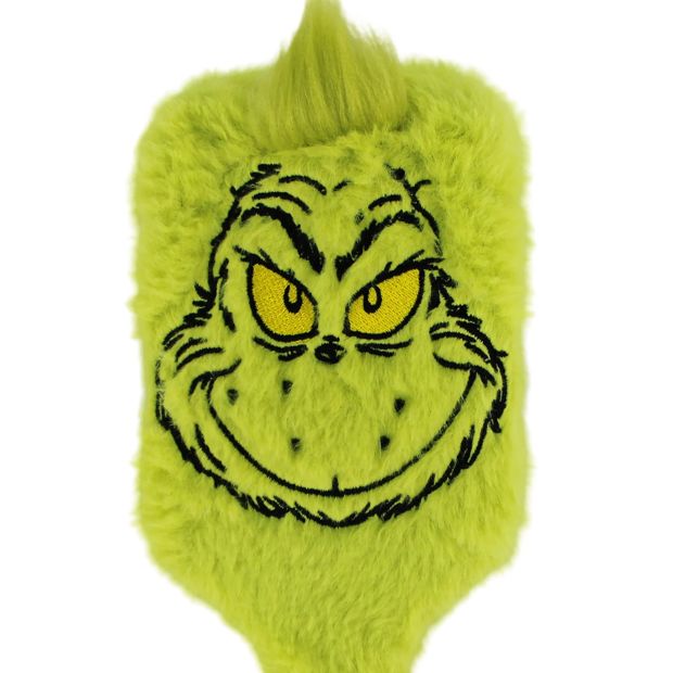 Dr. Seuss the Grinch Fluffy Hair Brush - Green