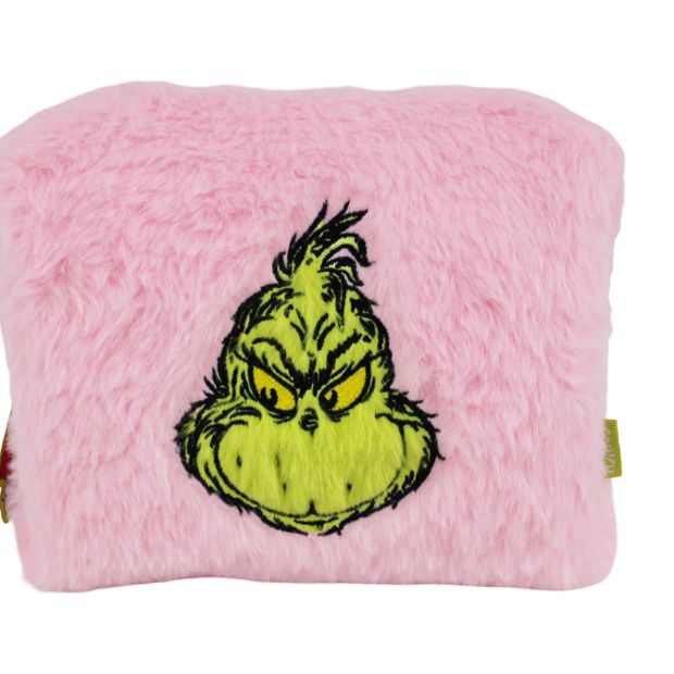 Dr. Seuss The Grinch Cosmetic Bag - Pink