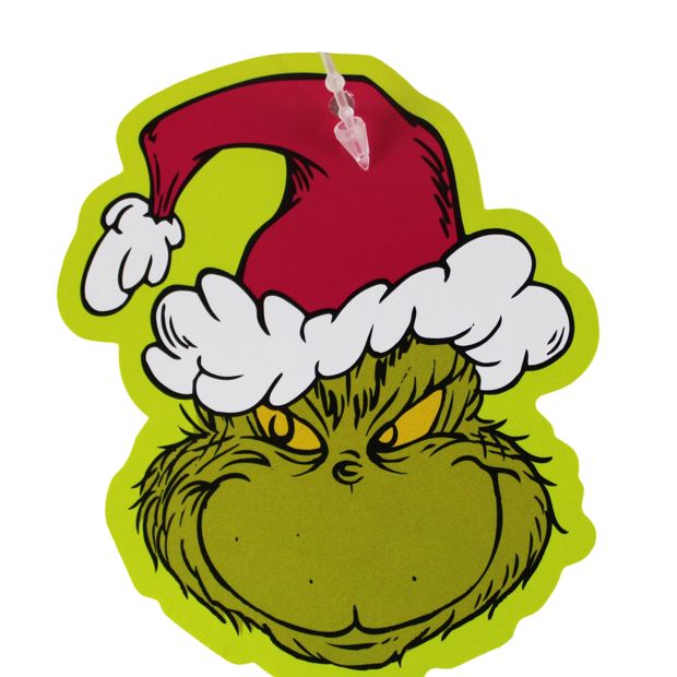 Dr. Seuss The Grinch Fluffy Cosmetic Train Case - Green