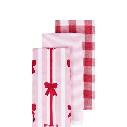 Anko 3 Pack Bow Tea Towels
