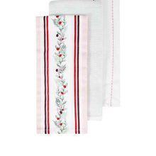 Anko 4 Pack Holly Stripe Tea Towels