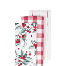 Anko 3 Pack Holly Tea Towels