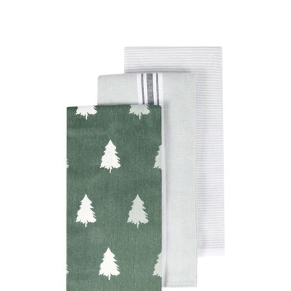 Anko 3 Pack Trees Tea Towels