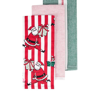 Anko 3 Pack Santa Tea Towels