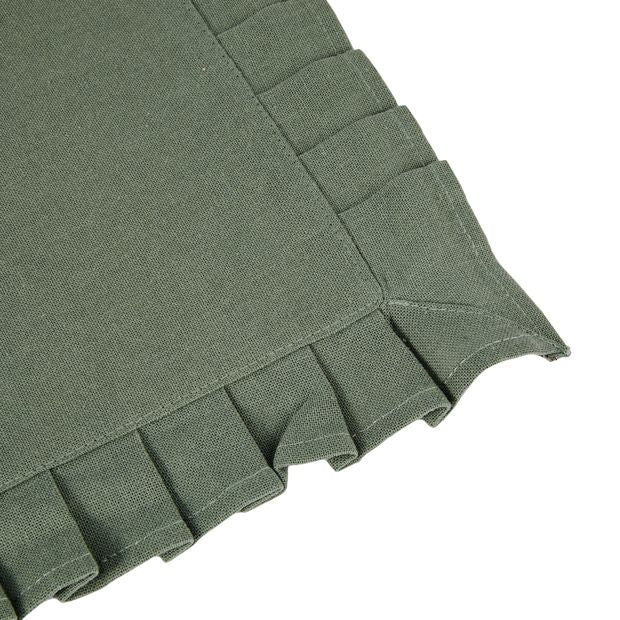 Anko Green Pleated Edge Placemat