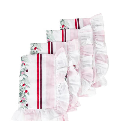 Anko 4 Pack Holly Stripe Napkins