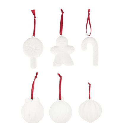 Anko Christmas Craft Paint Your Own Ceramic Ornaments