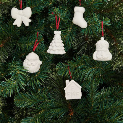 Anko Christmas Craft Paint Your Own Ceramic Ornaments