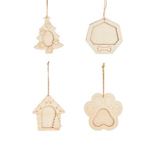 Anko 4 Pack Christmas Craft Paint Your Own Frame Ornaments