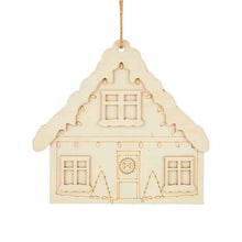 Anko Craft Wood Blank Gingerbread House