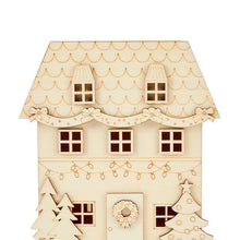 Anko Craft Wood Blank LED Christmas House