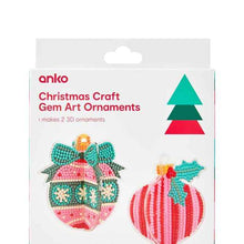 Anko Christmas Craft Gem Art Ornaments