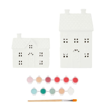 Anko Christmas Craft Paint Your Own Village Kit