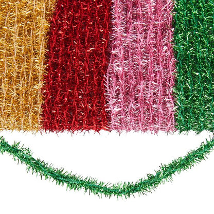 Anko 4 Pack Christmas Craft Mini Tinsel