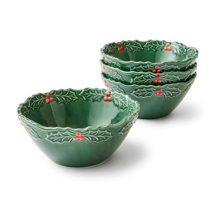Anko 4 Piece Holly Edge Bowls