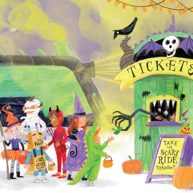 The Halloween Train by Mike Lucas