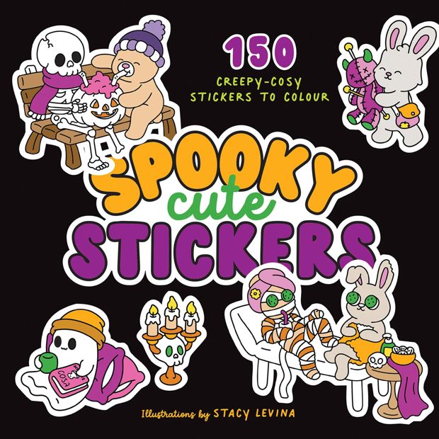 Spooky Cute Stickers by Stacy Levina - Book
