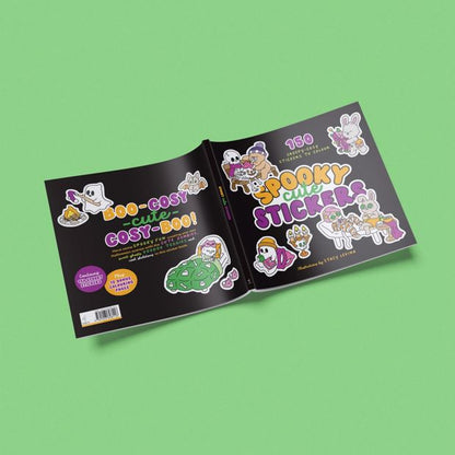 Spooky Cute Stickers by Stacy Levina - Book