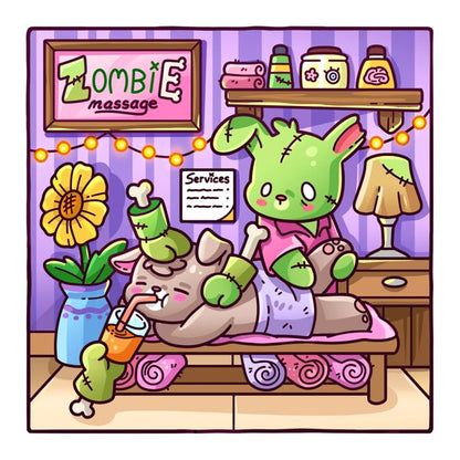 Spooky Life Cozy Colouring Book by Jade Summer - Book