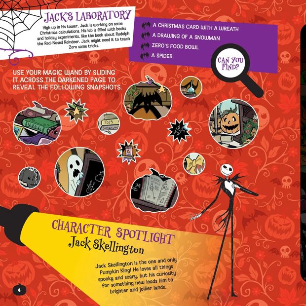 Disney Tim Burton's The Nightmare Before Christmas: Where's Jack? - Book