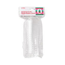 Anko 10 Pack Christmas Fillable Baubles - Round