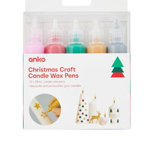 Anko Christmas Craft Candle Wax Pens
