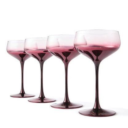 Anko 4 Fig Coupe Cocktail Glasses