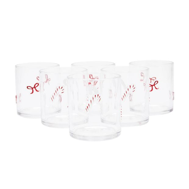 Anko 6 Christmas Icon Tumbler Glasses