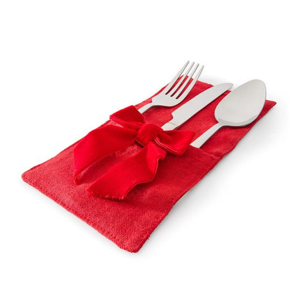 Anko 4 Red Cutlery Holders